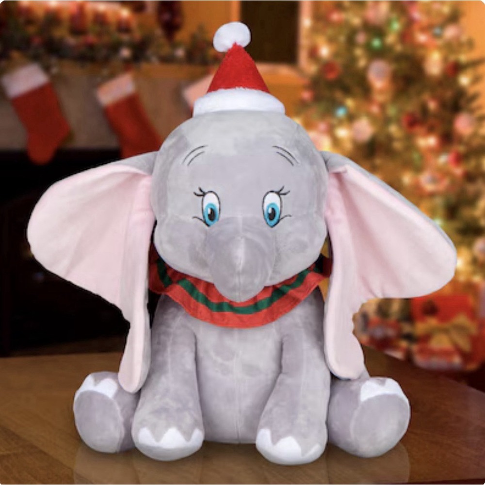 Disney Dumbo Holiday Christmas Door Greeter 16.93in Plush Decor NEW Elephant - Picture 9 of 9
